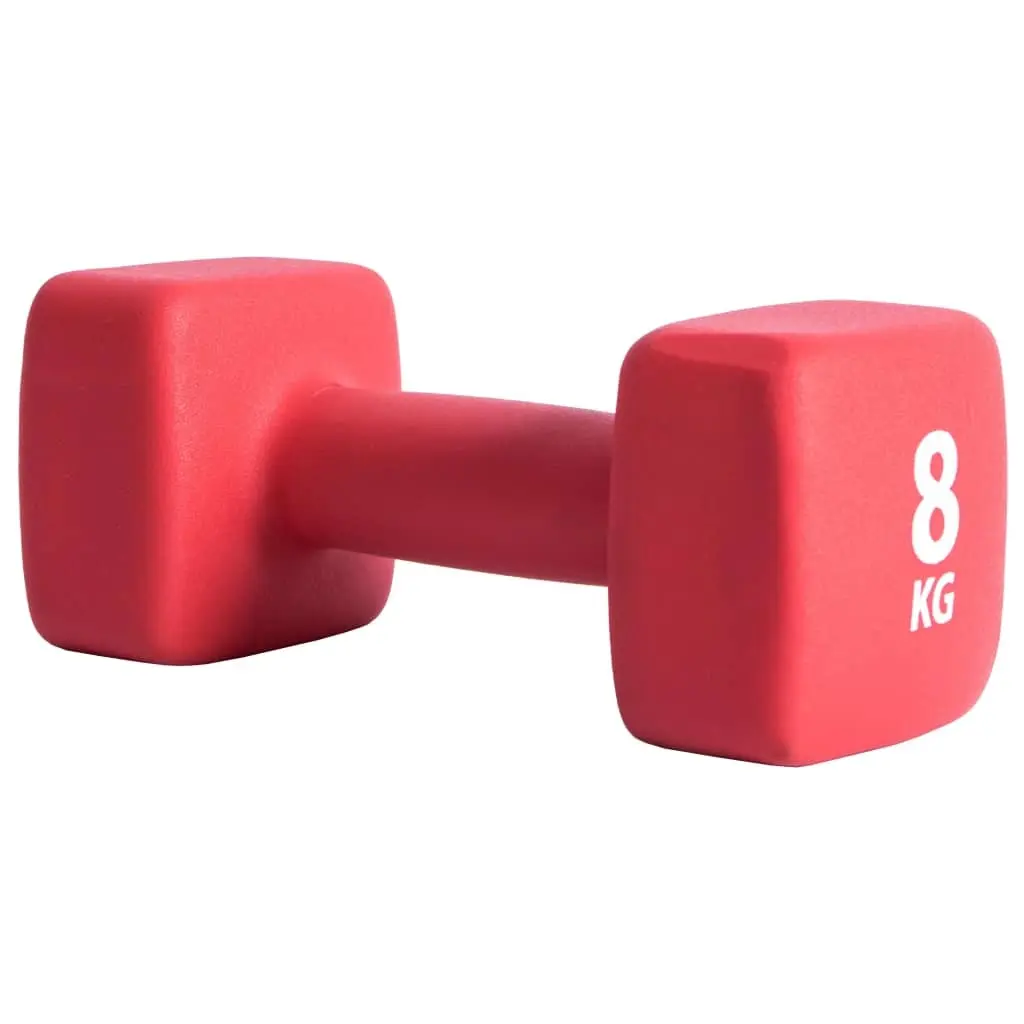 Pure 2Improve Unisex Rouge Dumbbell Pure2improve Neoprene 8Kg