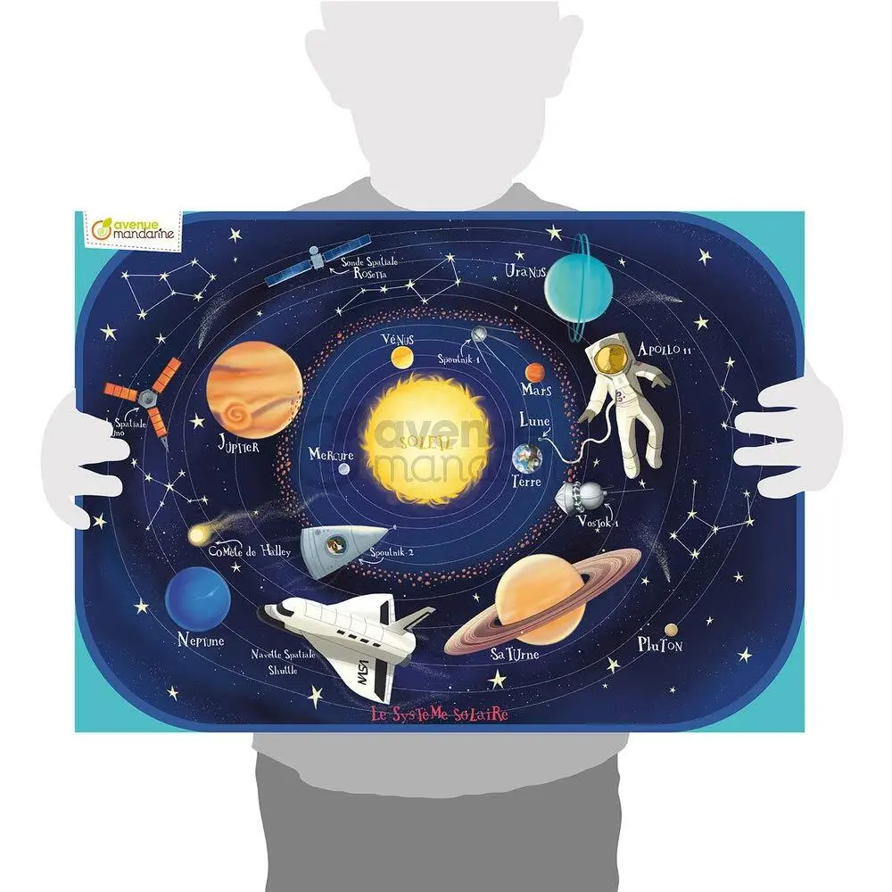 Lernpuzzle Avenue Mandarine Système solaire (76 p)