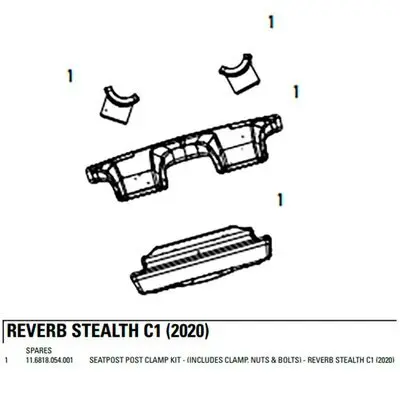 Kit fascette reggisella Rockshox Reverb Stealth C1