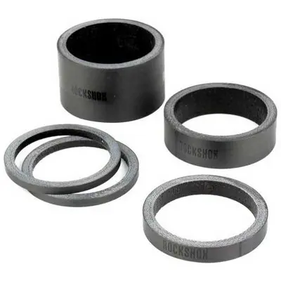 Rock Shox Steuersatz Kit Steuersatzdistanzstück Carb. Glänzendes Logo Unisex