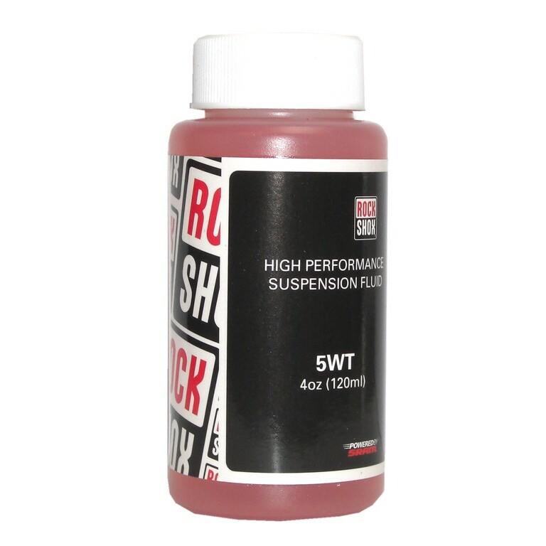 Velo Store - UK RockShox Suspension oil Rockshox 5wt 120ml | Extra 10% off with Subscription, Postage £16.79 to UK Fedex.