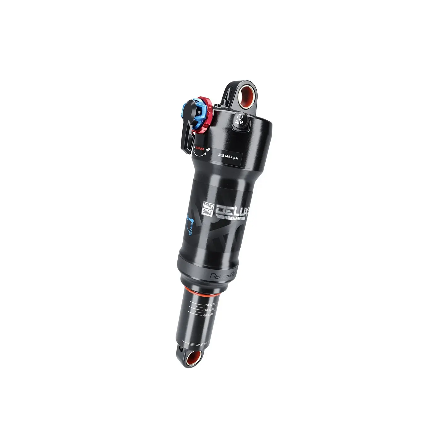 Luftklappe Rockshox Dlx Run Ult. Rct 165x40 Dba 2tk Mreb/Mcomp 380lb T./Std B2
