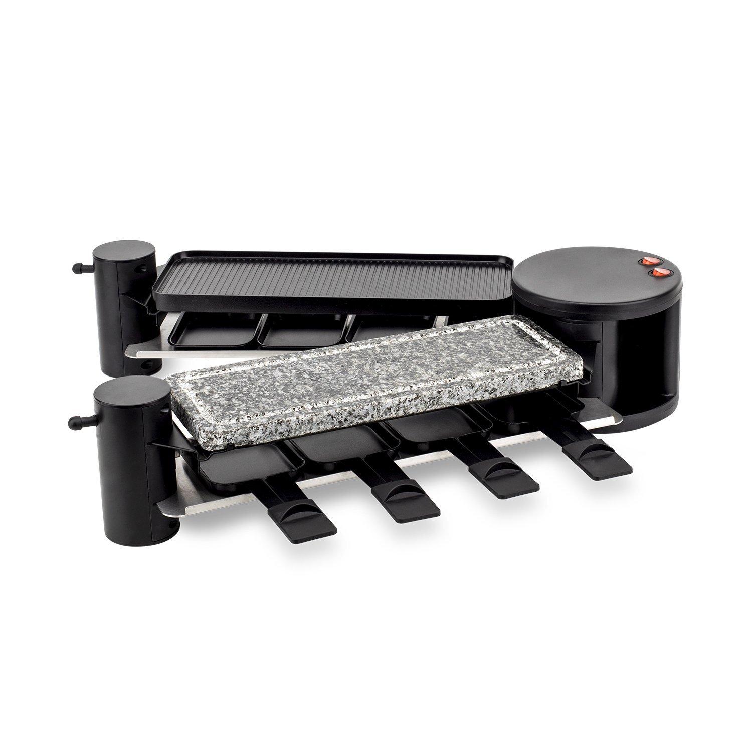 3760124954159 - RP360 4-in-1 Raclettegrill Convivial Design 8 Personen 1200 W