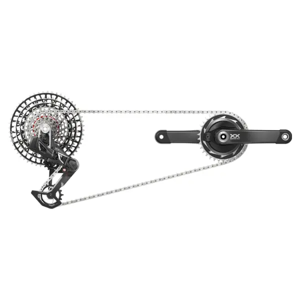Image of Komplette Fahrradgruppe t-type axs clip-on Sram XX-SL PM Eagle Cl55 Dub 12V Q168 34 175 10/52