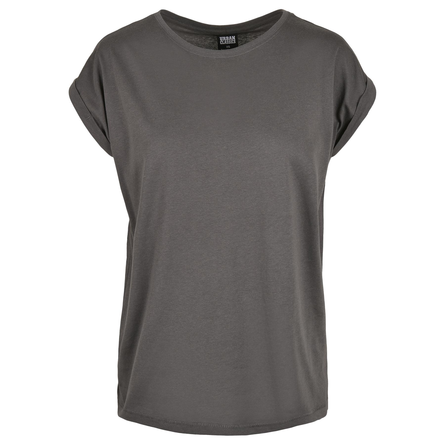 4065812002648 - Ladies Extended Shoulder Tee T-Shirt charcoal in 5XL