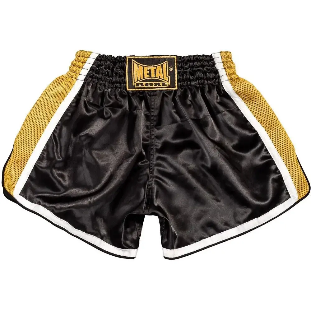 Metal Boxe Noir Shorts Thai/Kick Extrem