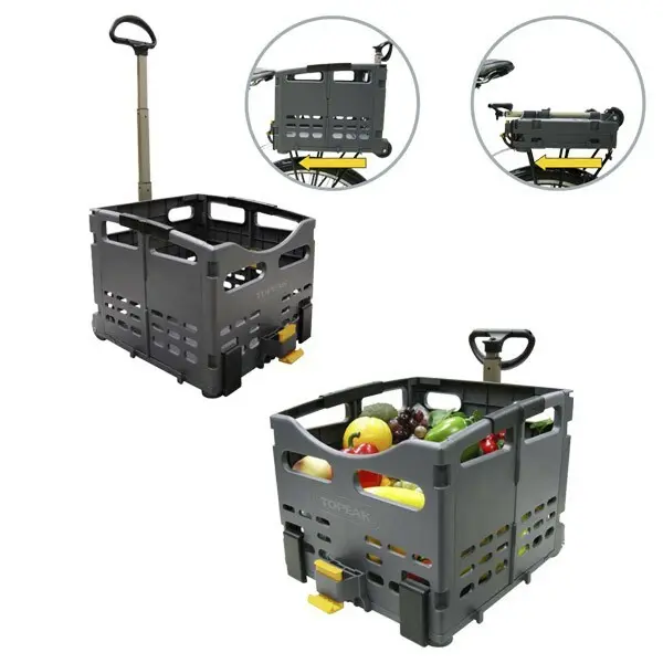 Velo Store - UK TOPEAK Basket Topeak Trolley Tote Folding | Extra 10% off with Subscription, Postage £16.79 to UK Fedex.
