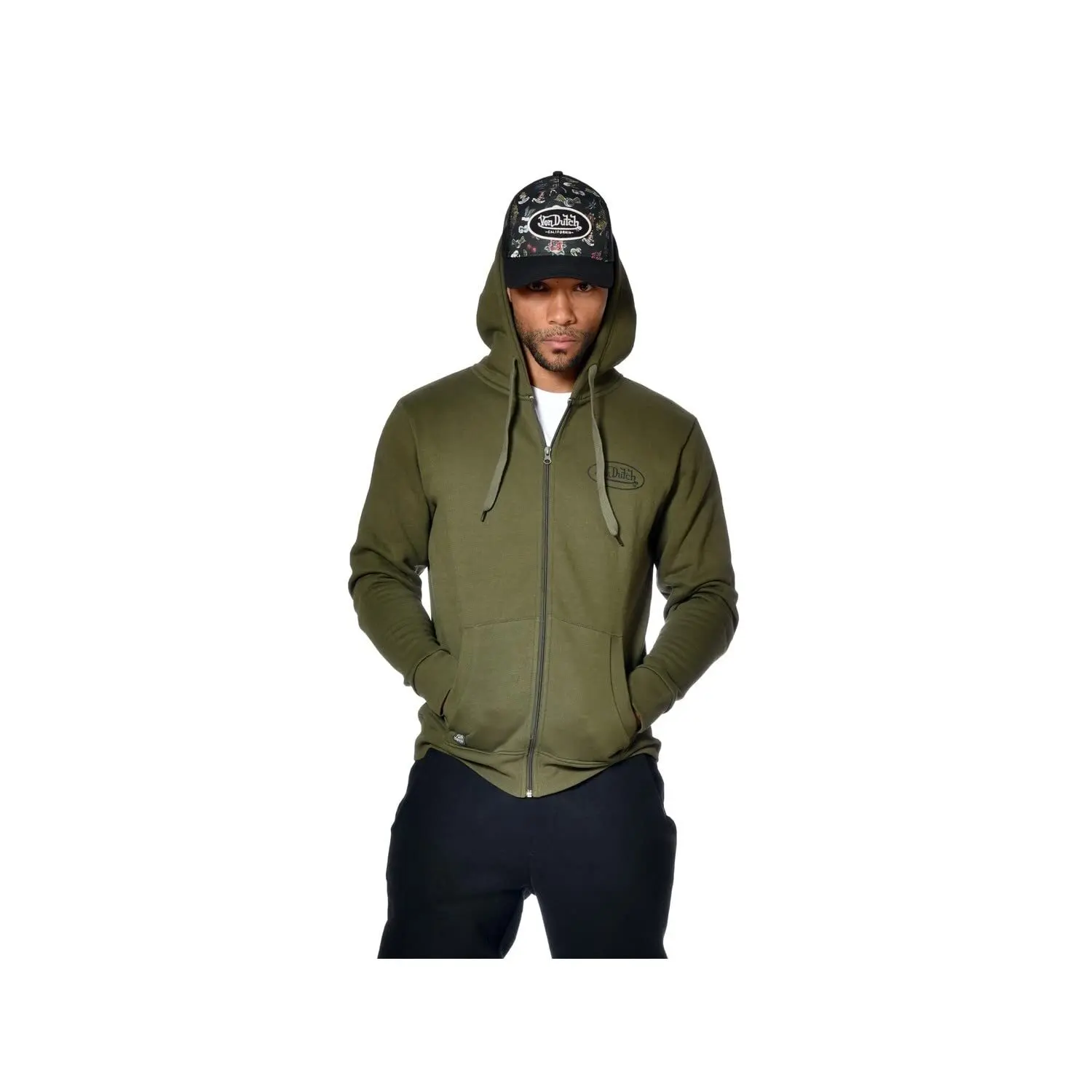 Motorrad-Sweatshirt mit Kapuze Von Dutch Sli/Kan