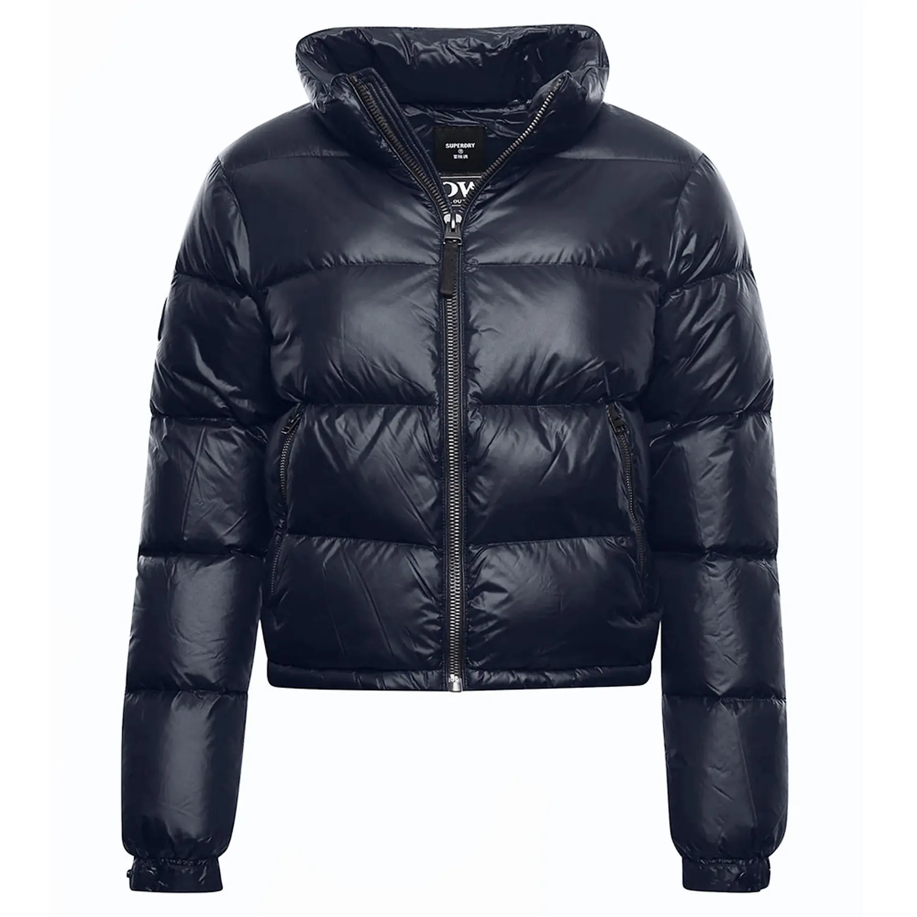 5059046908264 - Damen Luxe Alpine Daunenjacke mit Wattierung Schwarz - Größe 44