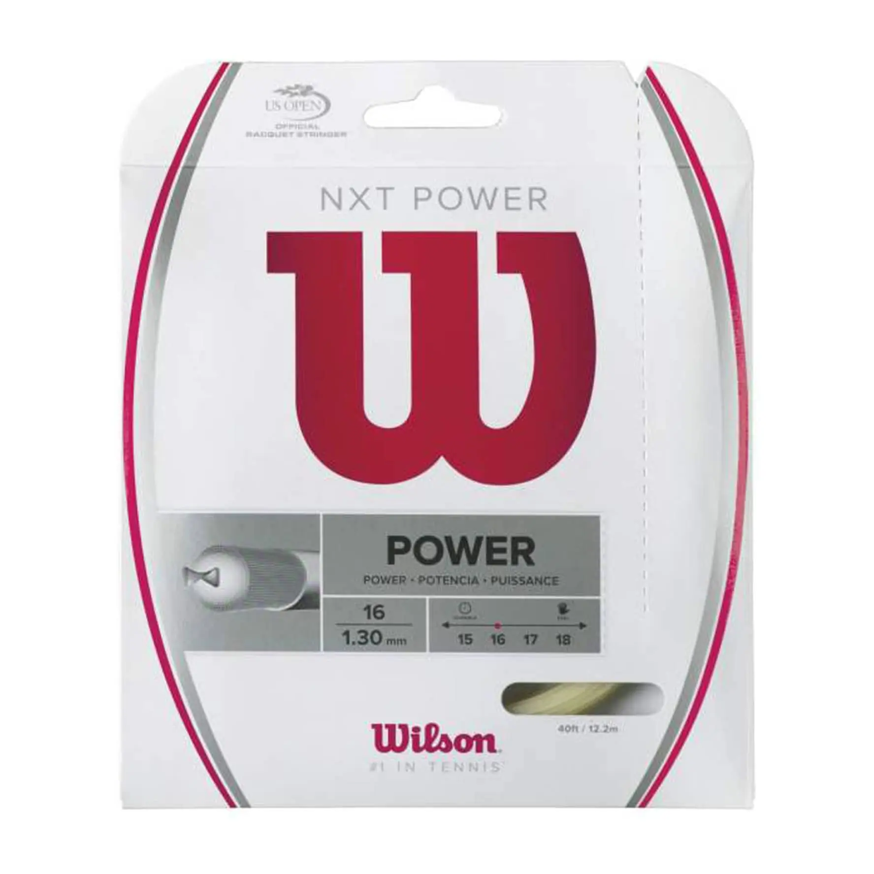 Tennissaiten-Spulensatz Wilson NXT Power 17