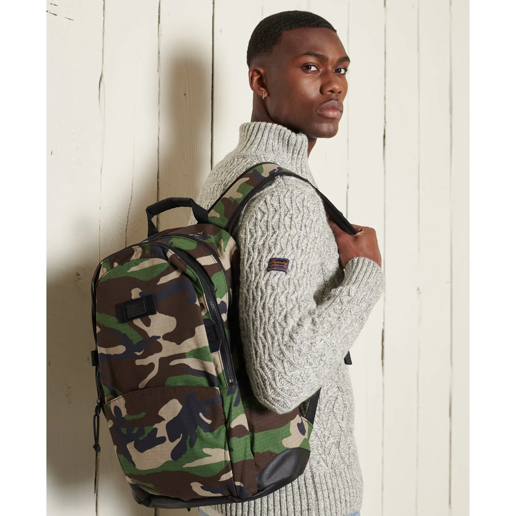 5057847162366 - Mens Unisex Natural Tarp Rucksack Grün - Größe 1Größe