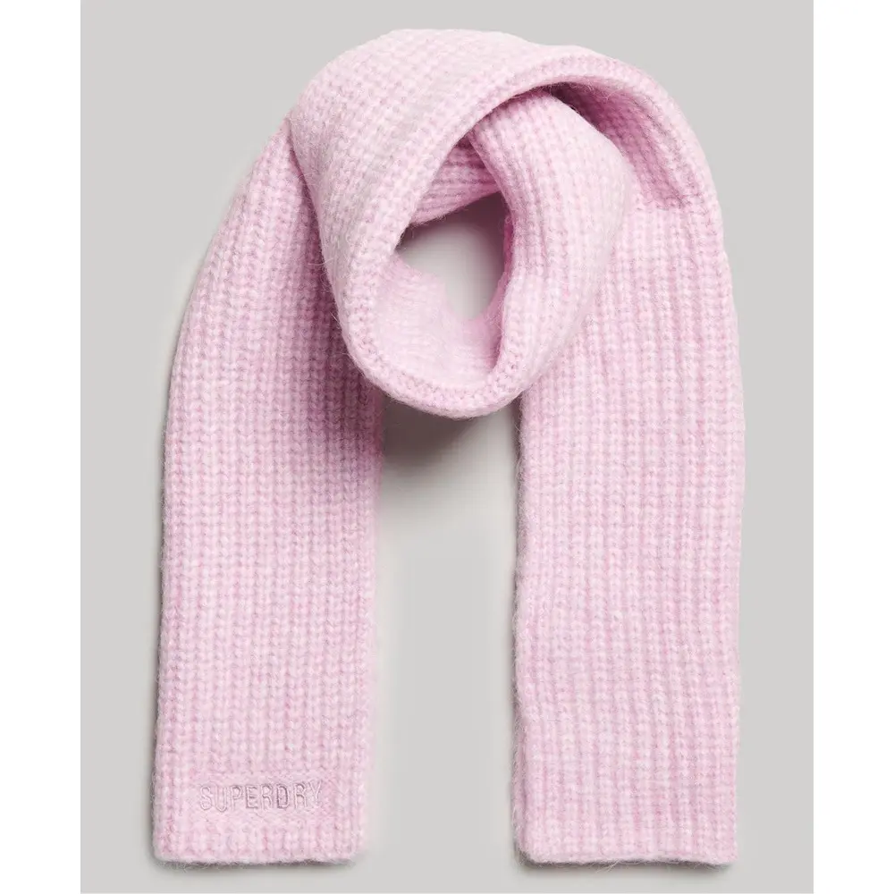 5059726104030 - Womens Essential Schal mit Rippmuster Pink - Größe 1Größe