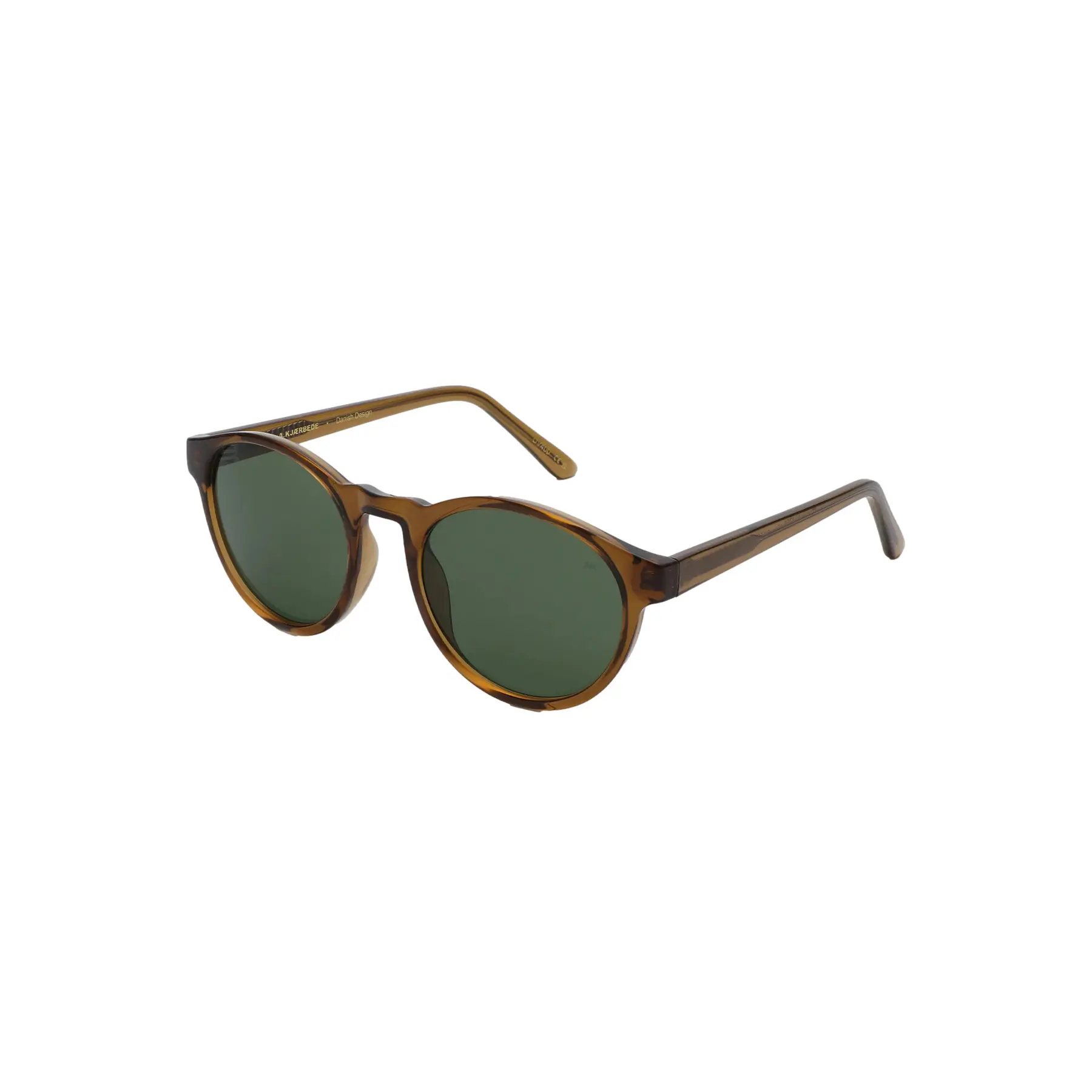 5713658006687 - AKjaerbede - Marvin - Runde Sonnenbrille in rauchigem transparentem Design-Brown