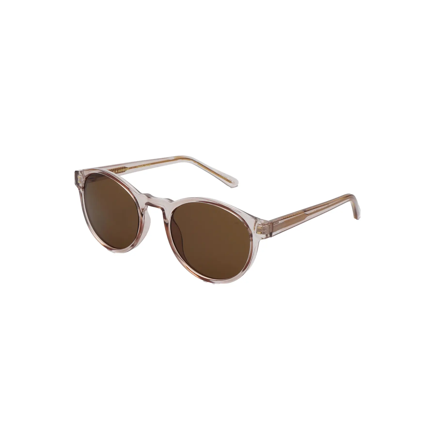 5713658002429 - AKjaerbede - Marvin - Runde Sonnenbrille in Champagner-Neutral