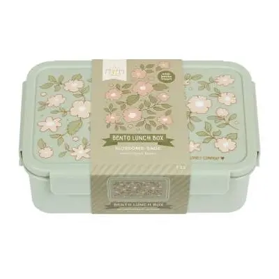 Lunchbox A Little Lovely Company Fleurs Sauge