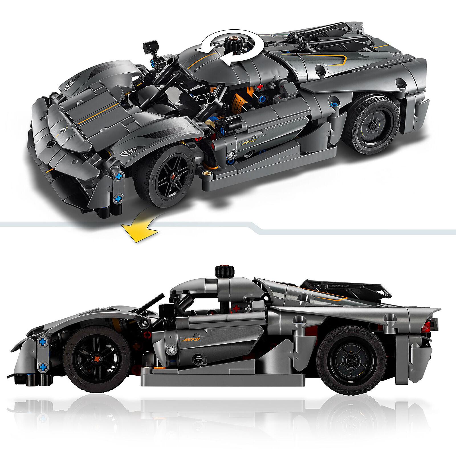 5702017584072 - 42173 Technic Koenigsegg Jesko Absolut Supersportwagen in Grau Konstruktionsspielzeug