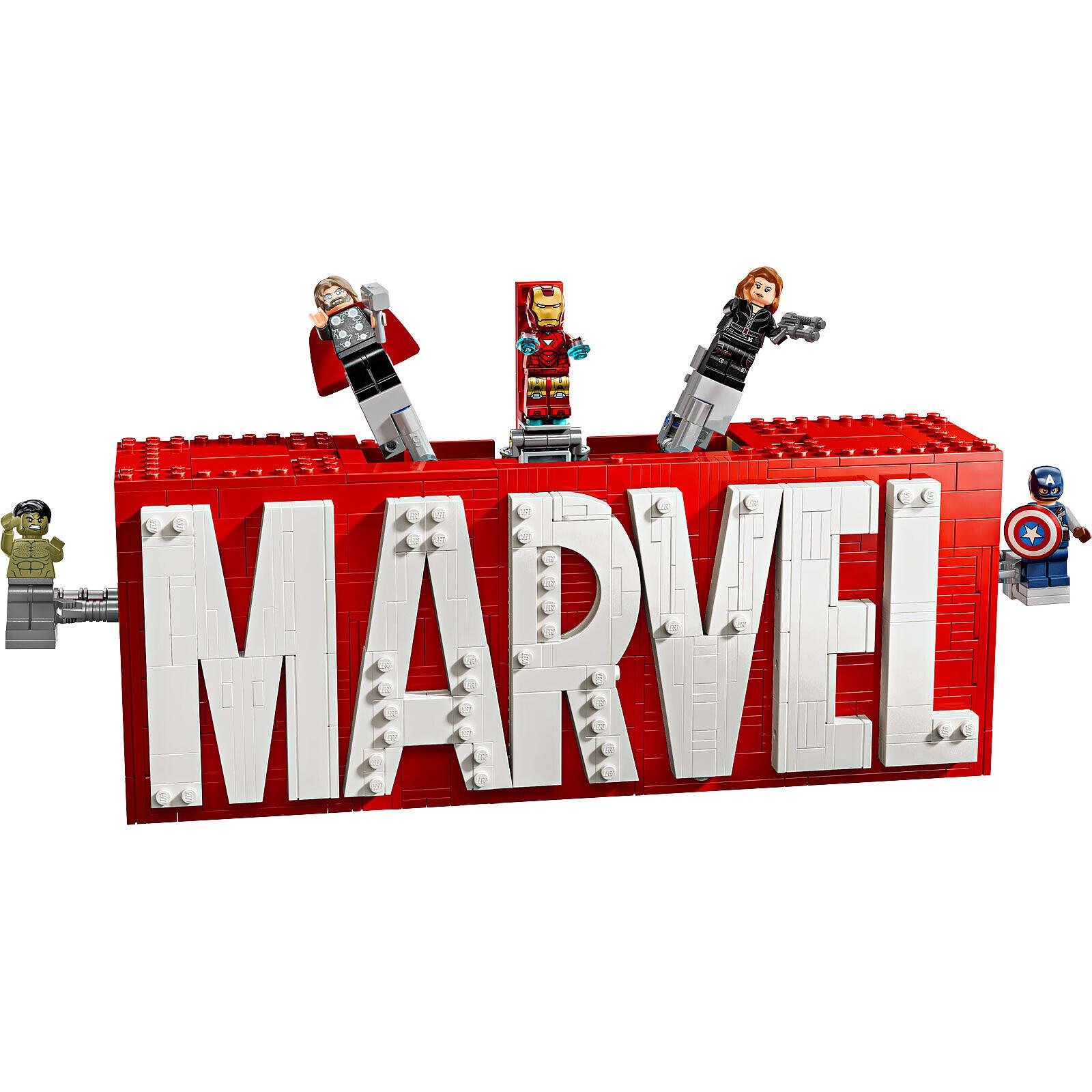 5702017817866 - LEGO Super Heroes Marvel MARVEL Logo & Minifiguren 76313