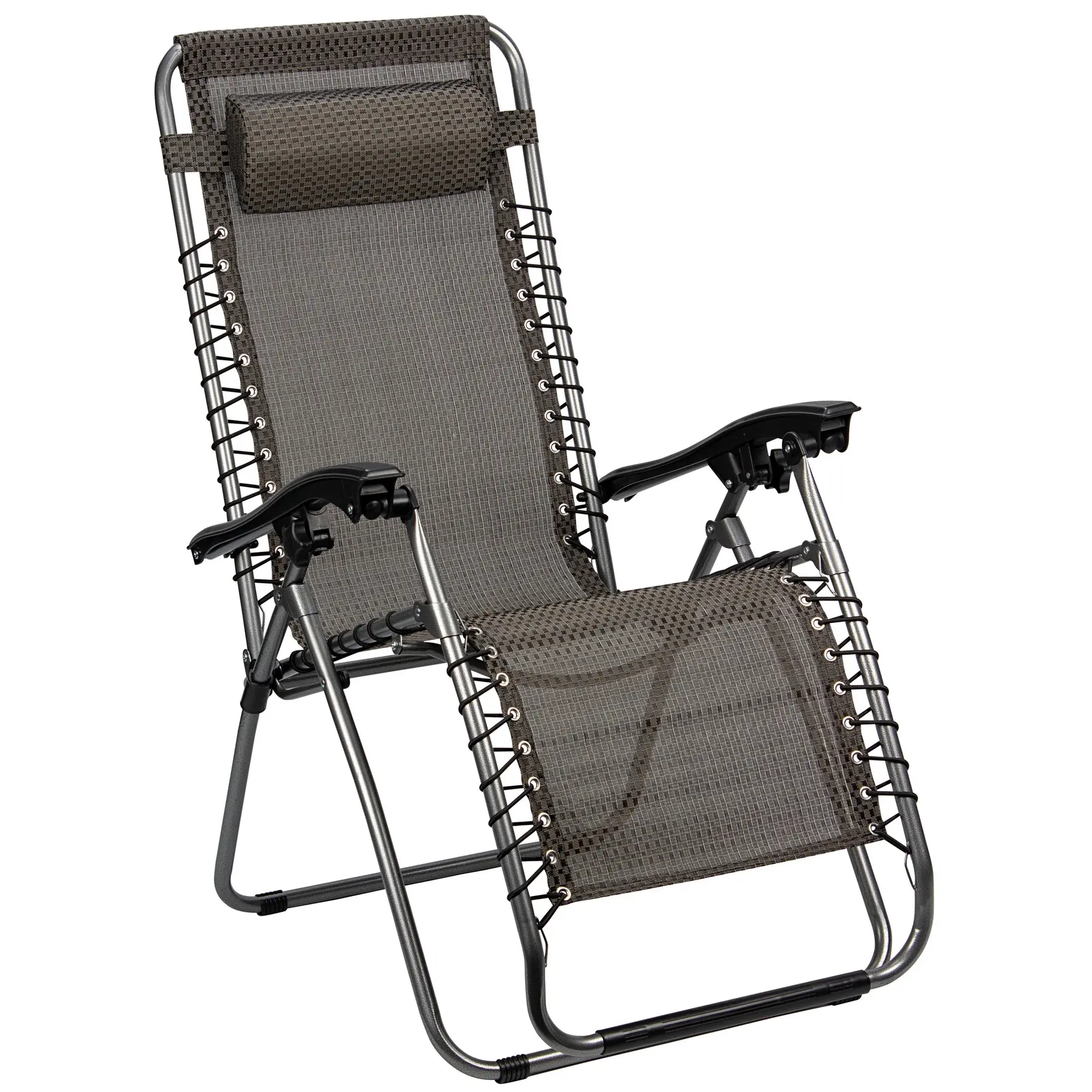 Abbey Camp® Unisex Gris Garda 112 Sun Lounger (X3)