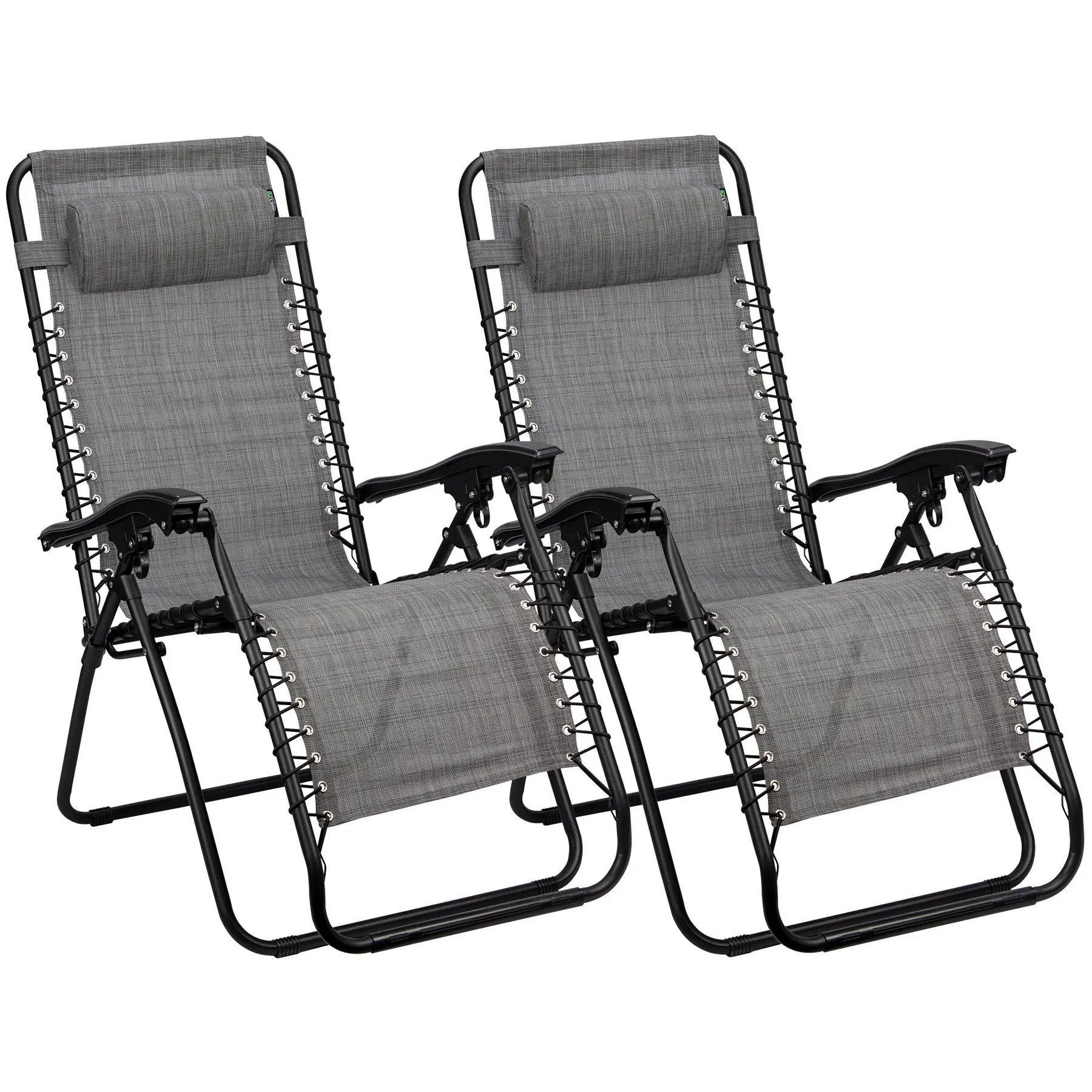 Abbey Camp® Unisex Gris Sun Lounger Iv