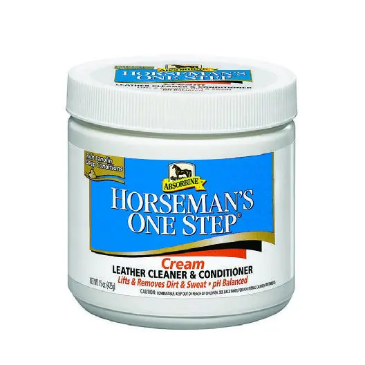 Crème pour cuir Absorbine Horseman's one step"