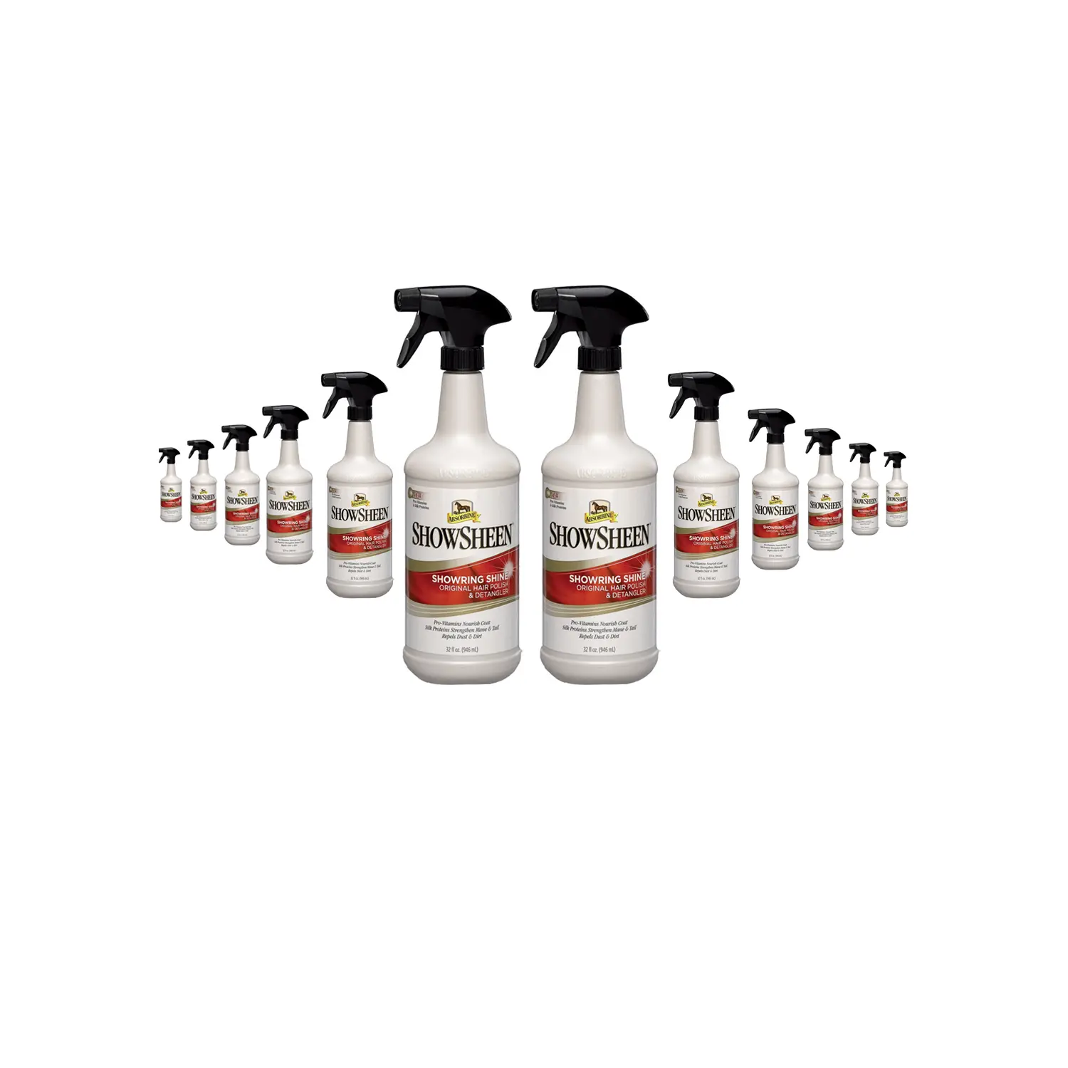 Meilleurs prix pour Démêlant pour cheval Absorbine Showsheen (x12)