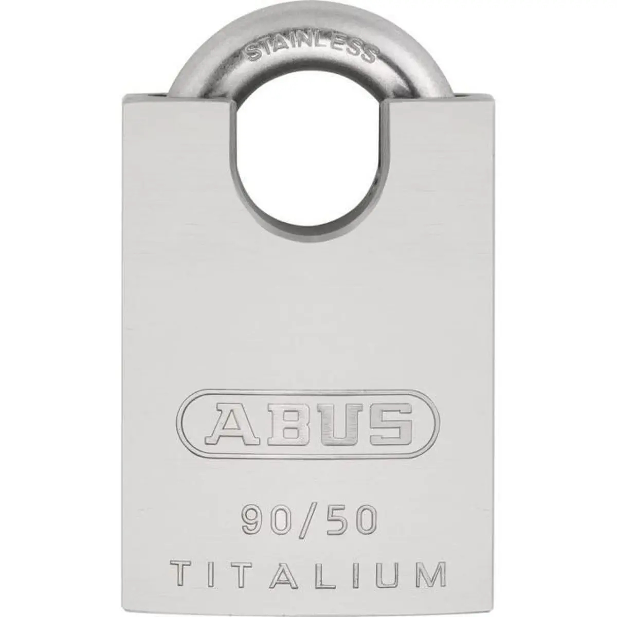 Image of Vorhängeschloss Bügel Edelstahl Abus 90RK Blister