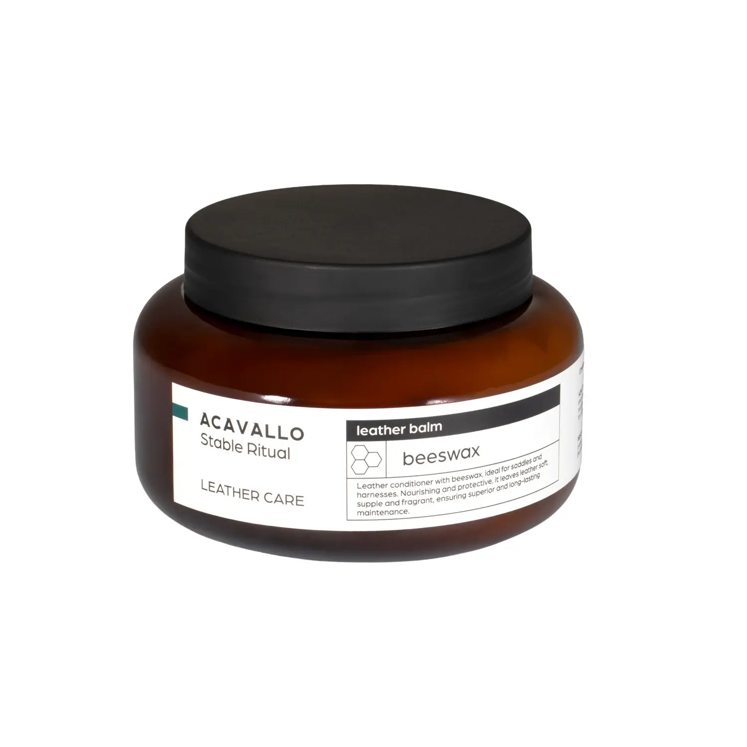 Baume pour cuir équitation en cire d'abeille Acavallo