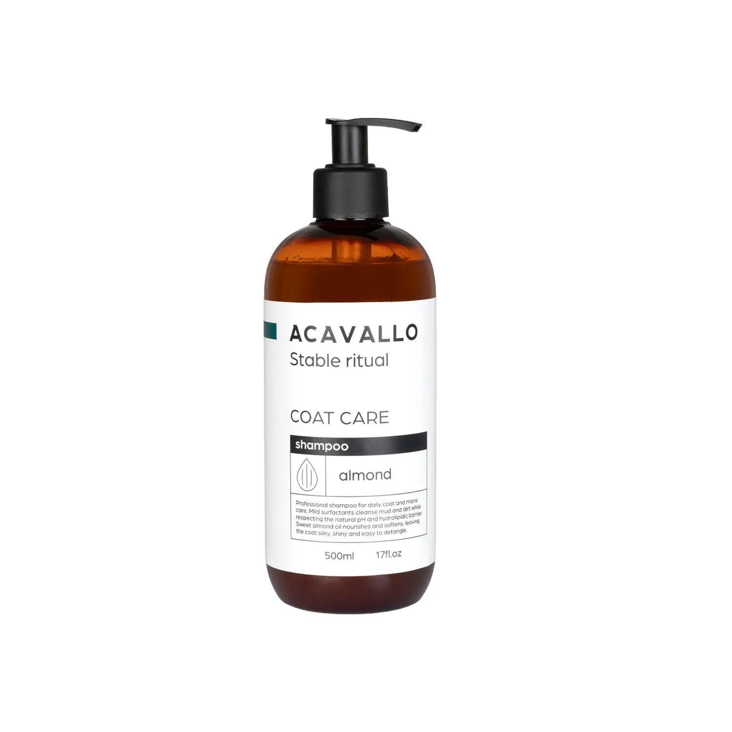 Shampoing pour cheval Acavallo Almond 500 ml