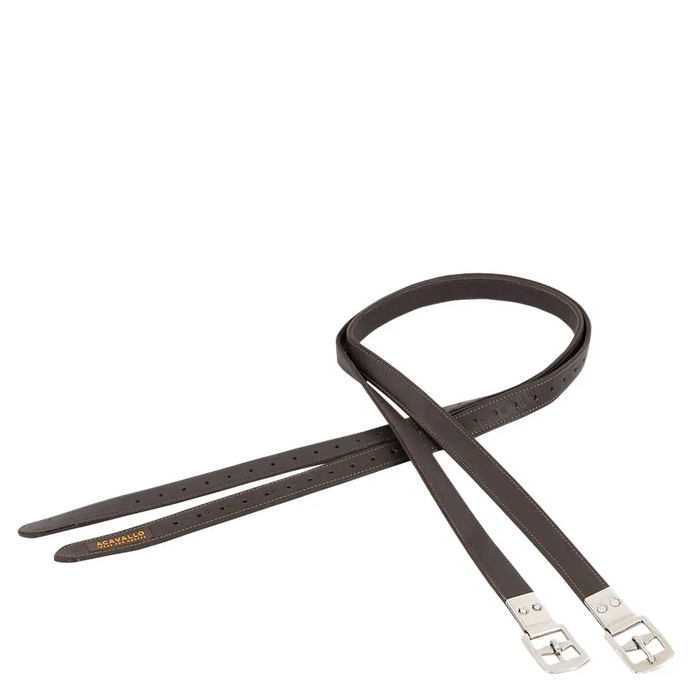 Étrivières pour cheval en cuir Acavallo Soft