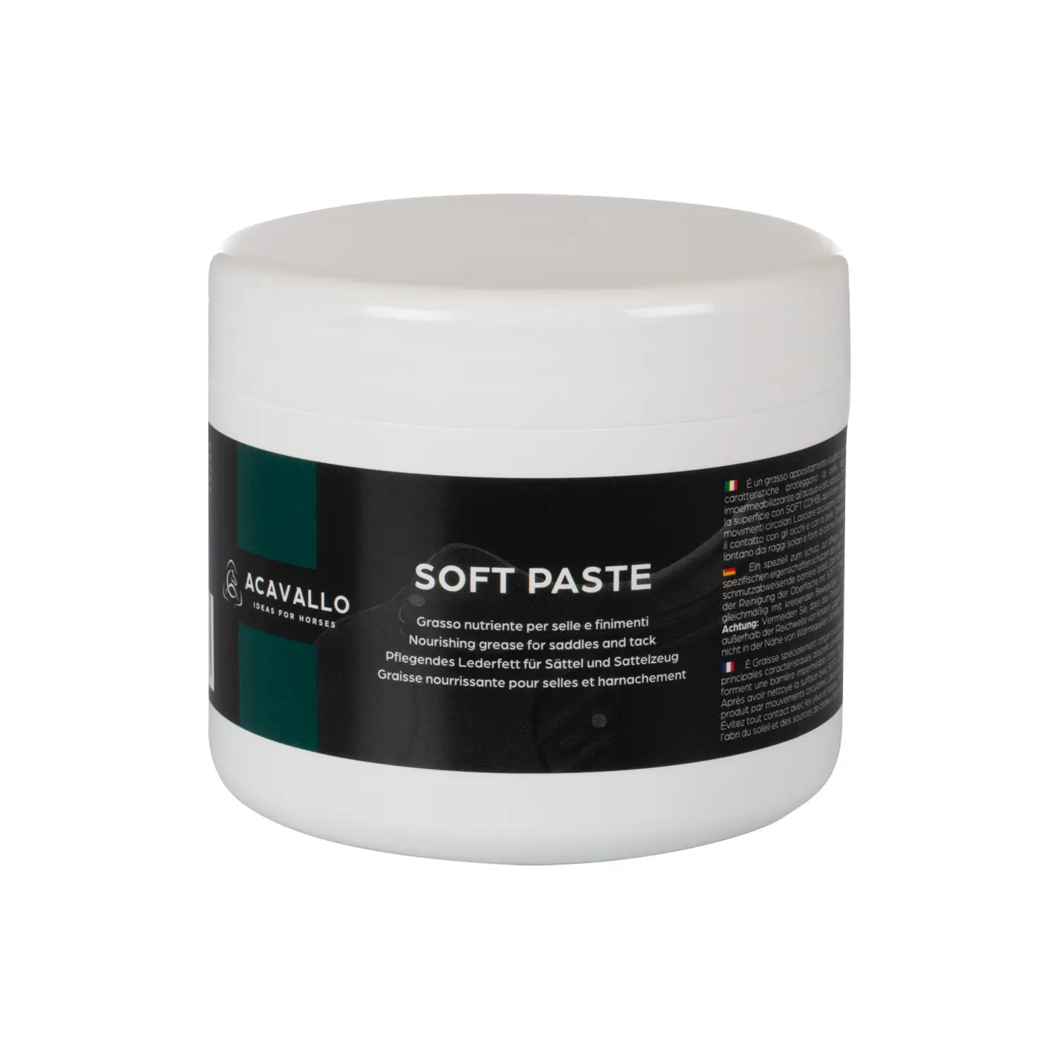 Comparer les prix de Graisse pour cuir équitation Acavallo Soft Paste