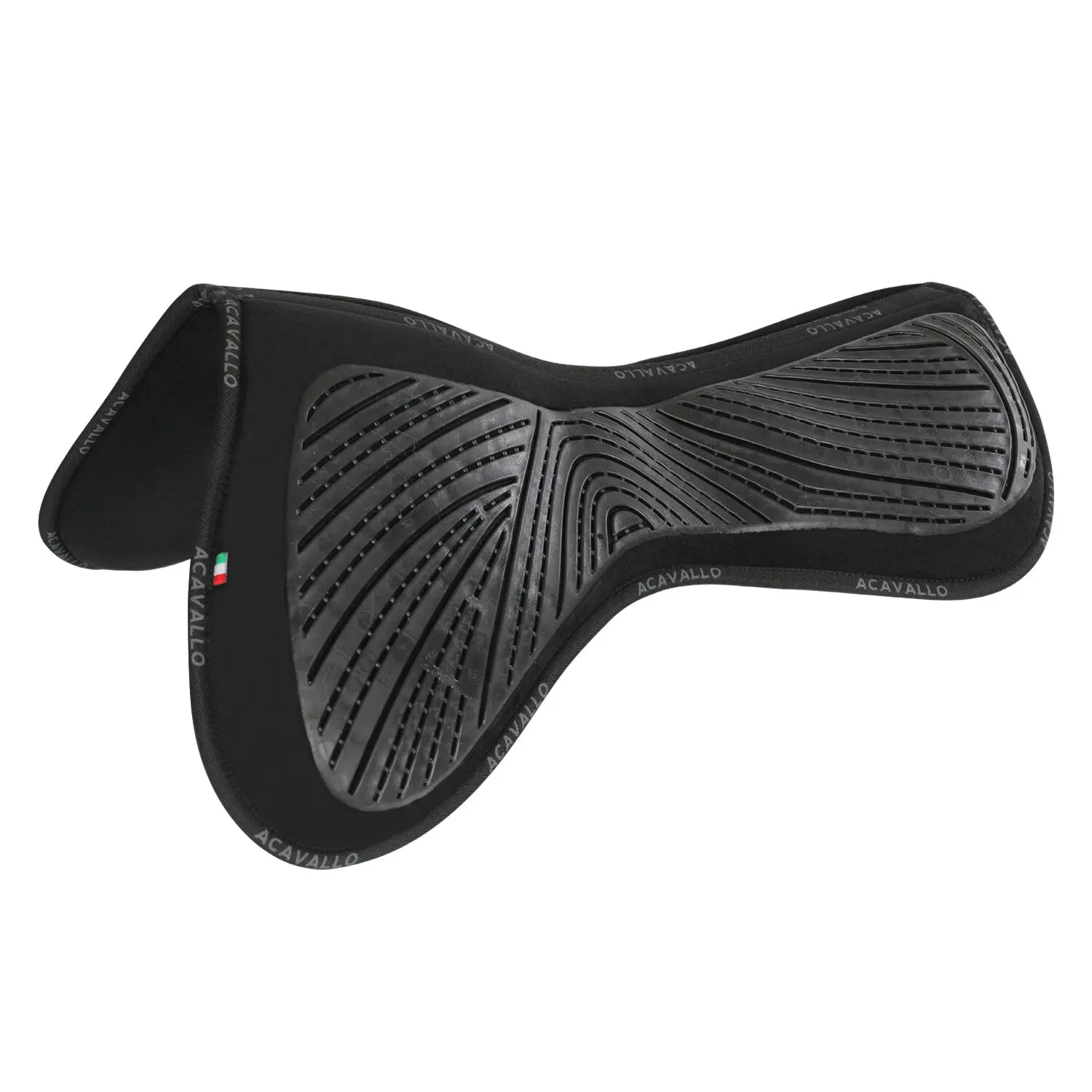 Acavallo Noir Classic Memory Foam Saddle Pad For Horses Close Contact