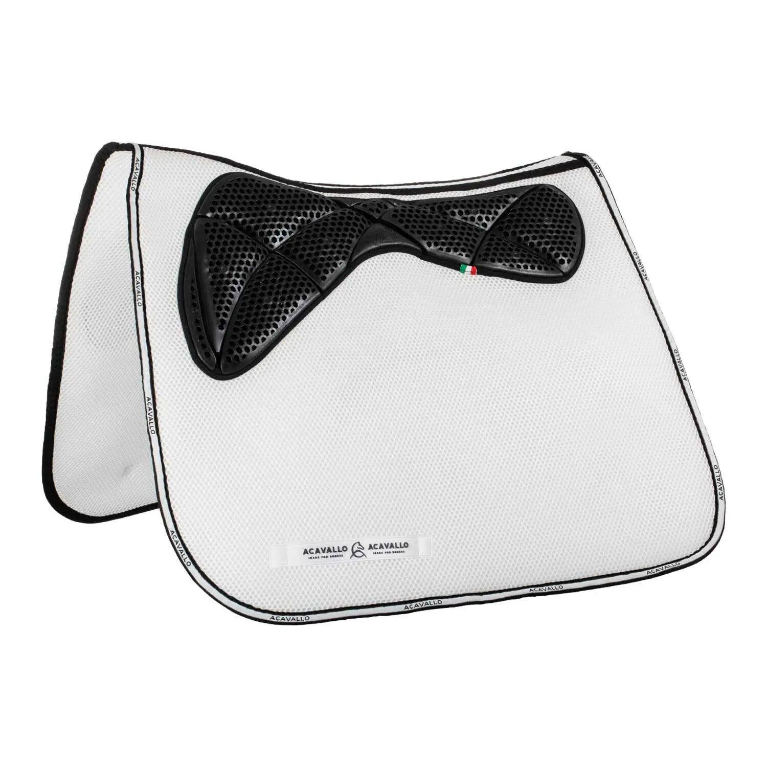 Acavallo Noir Dressage Saddle Pad For Horses 3D Spacer Memory Foam Ac