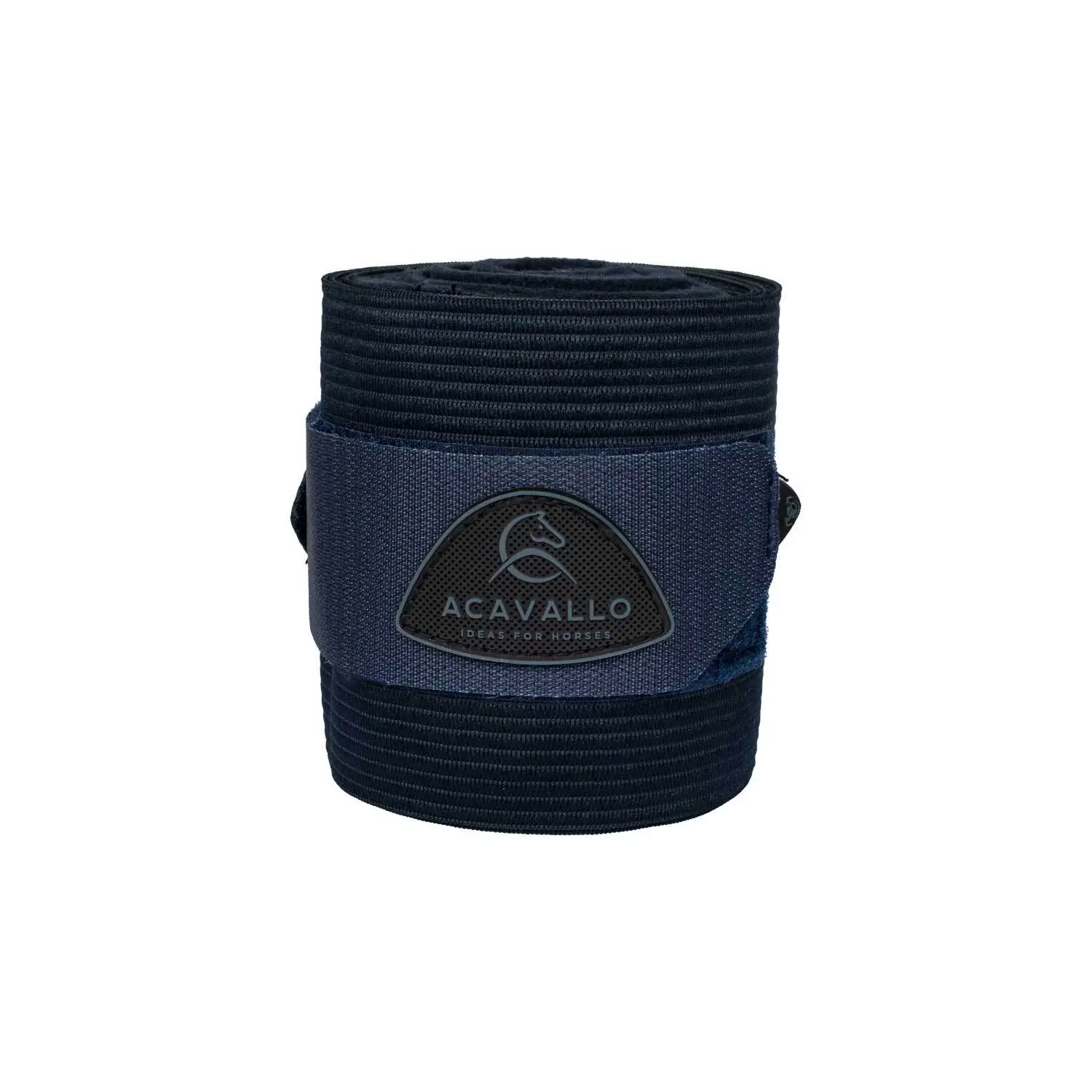 Acavallo Bleu Polo Wraps For Horses With Elastic (X2)