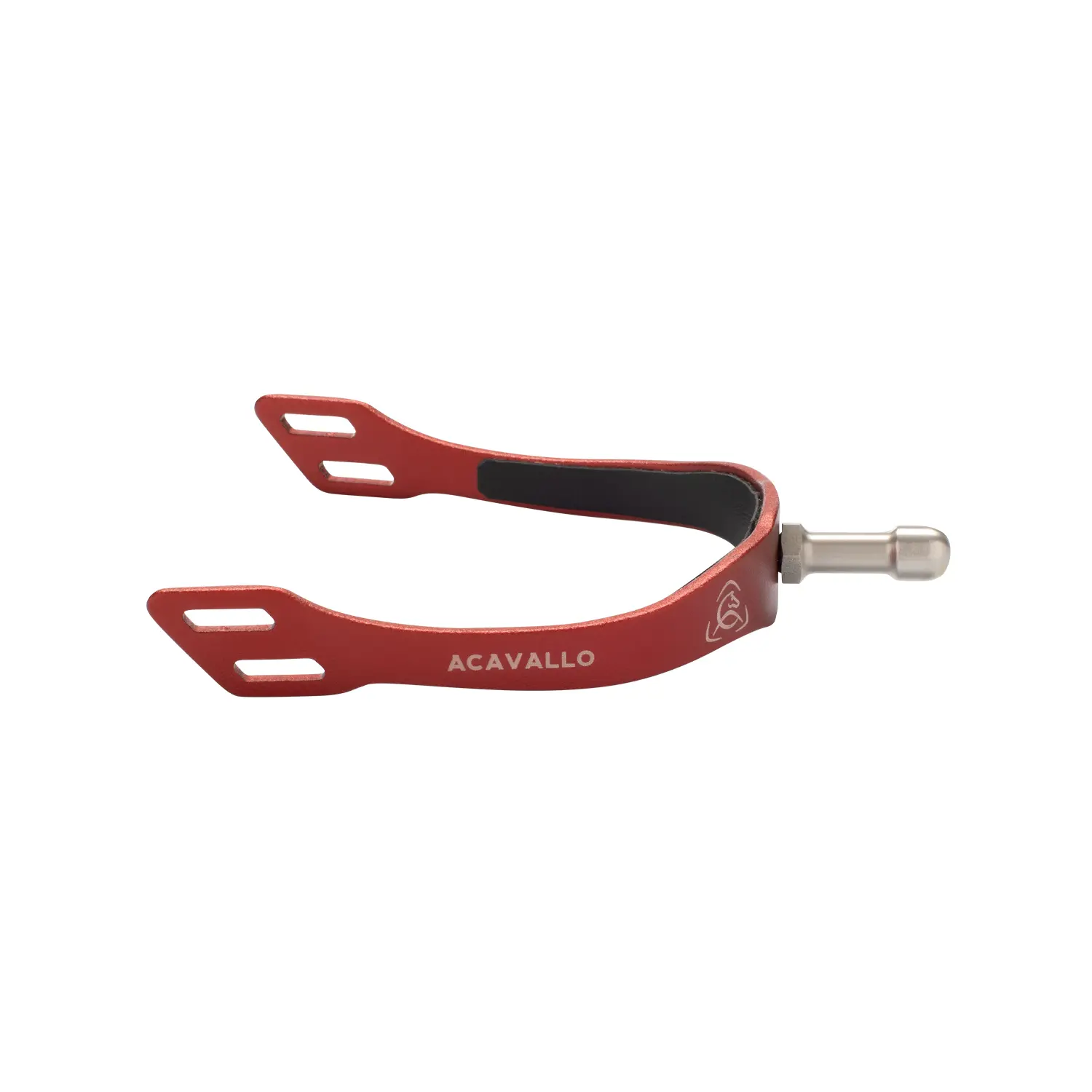 Acavallo Rouge Horse Spurs With Interchangeable Collar Arena Aluplus 2.0