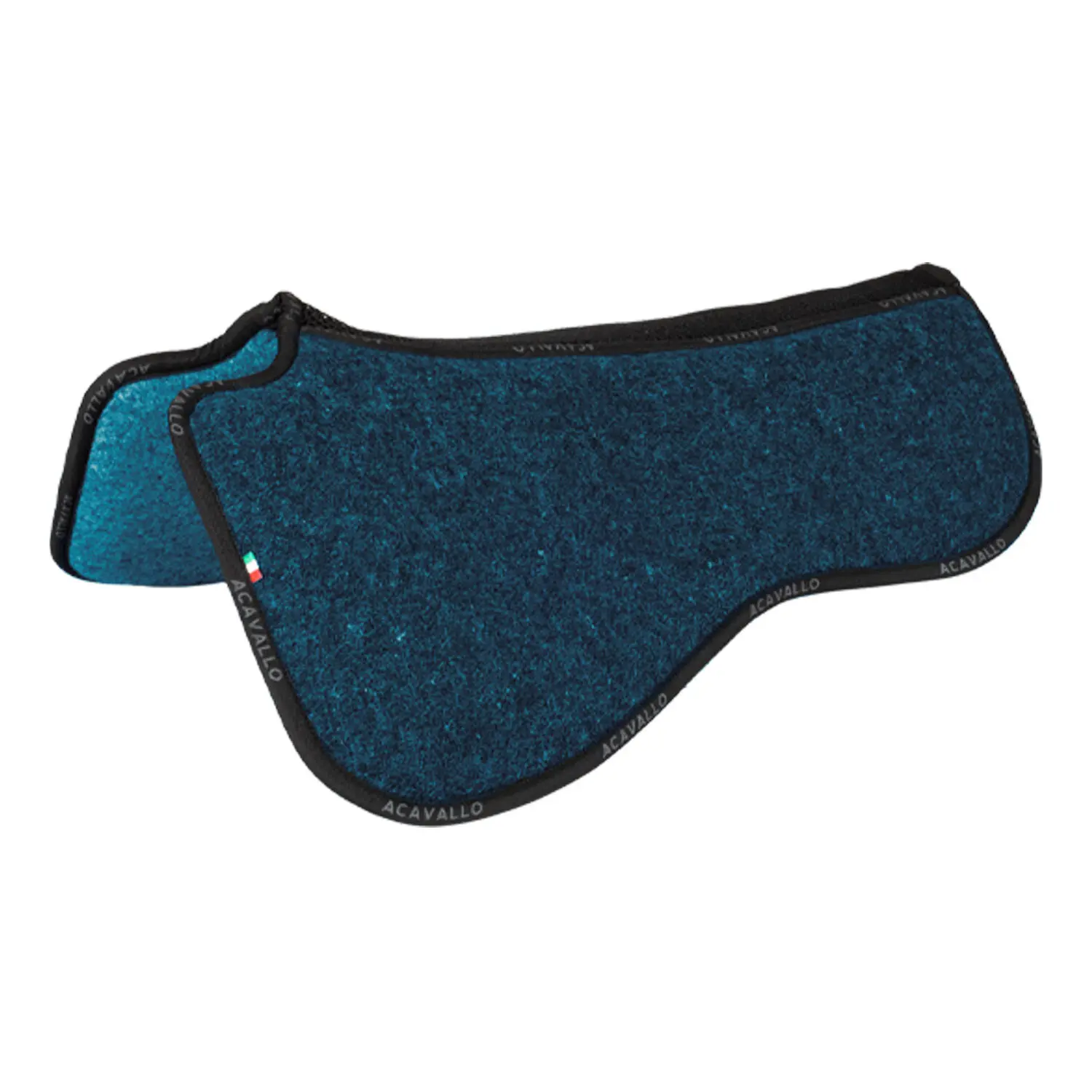 Acavallo Bleu Double Layer Felt Saddle Pad For Horse Spine F.mem.1/2