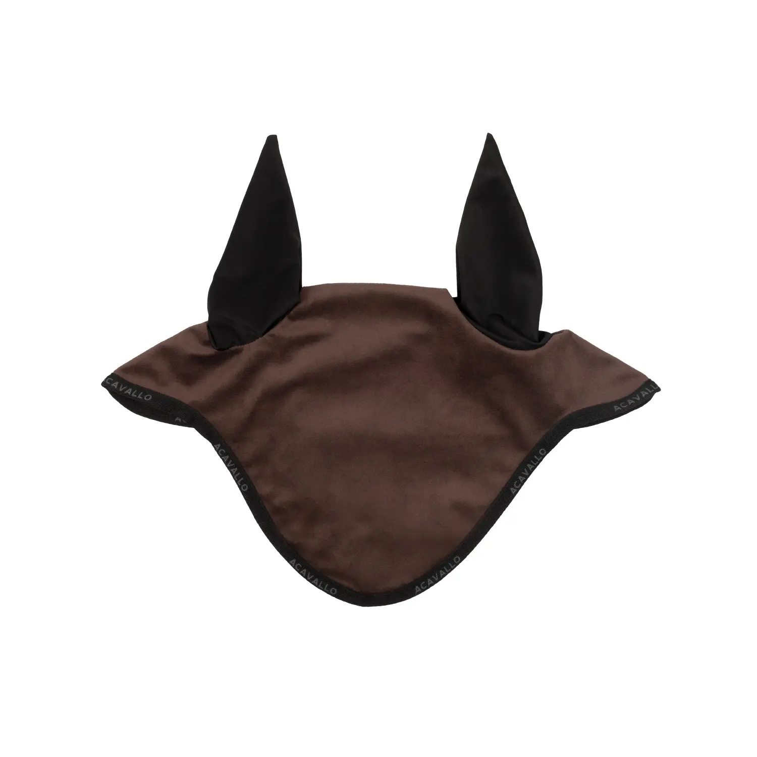 Acavallo Marron Horse Fly Mask With Ears