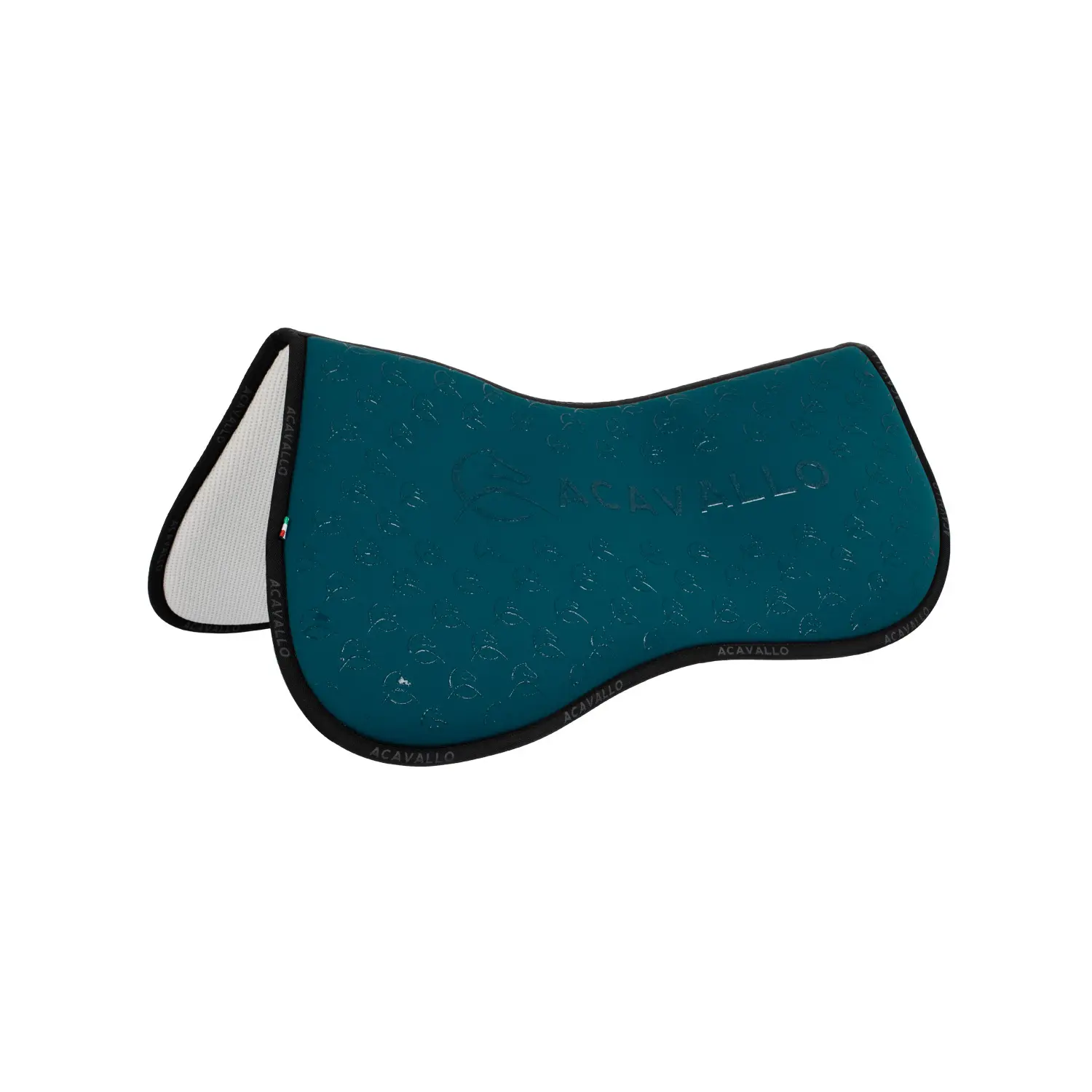 Acavallo Bleu Half Cushion For Horses With A Bamboo Fiber Underside Lycra & Memory Foam