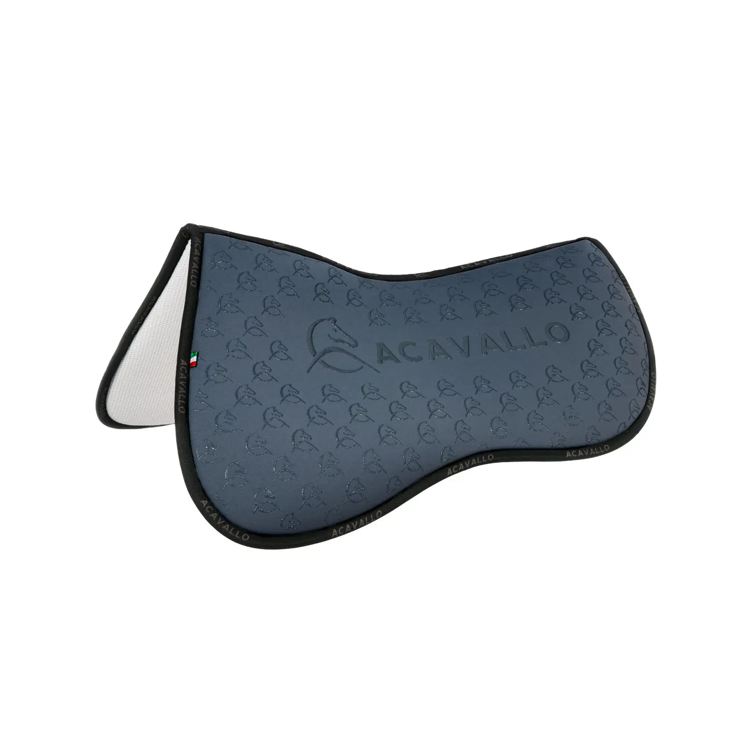 Acavallo Bleu Half Cushion For Horses With A Bamboo Fiber Underside Lycra & Memory Foam