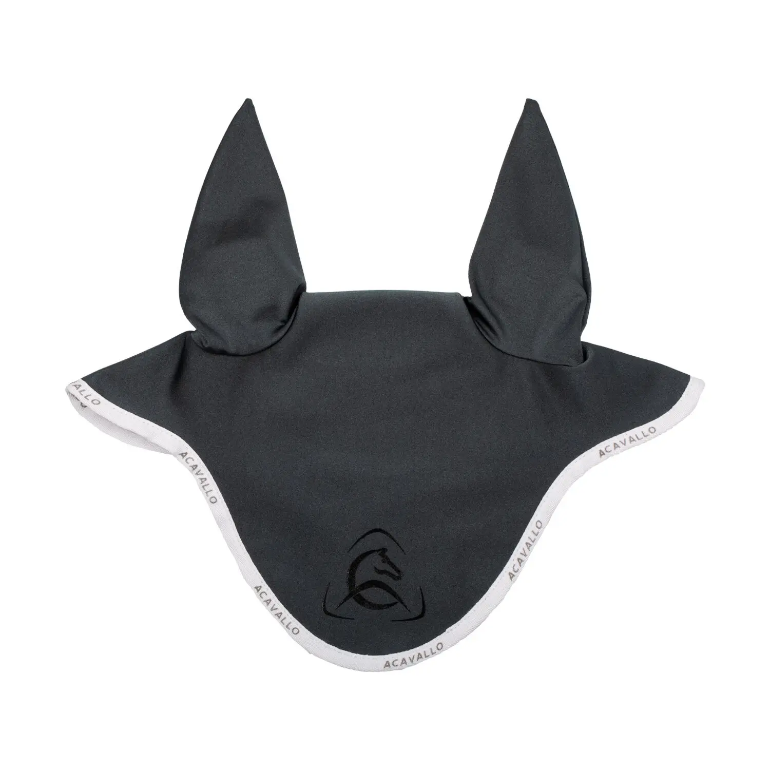 Acavallo Bleu Silicone Fly Veil For Horses Lycra