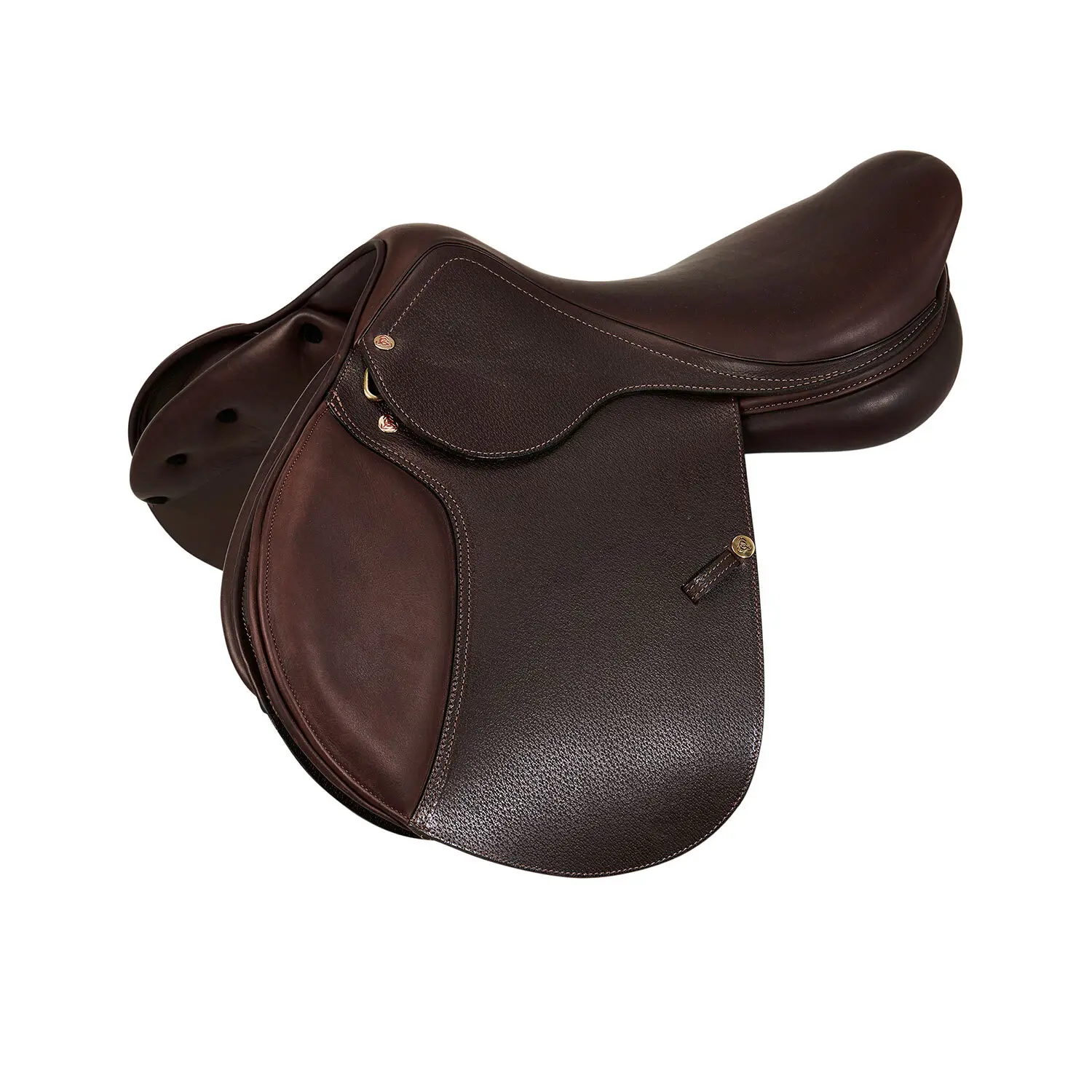Acavallo Marron Leather Saddle For Horse Roma
