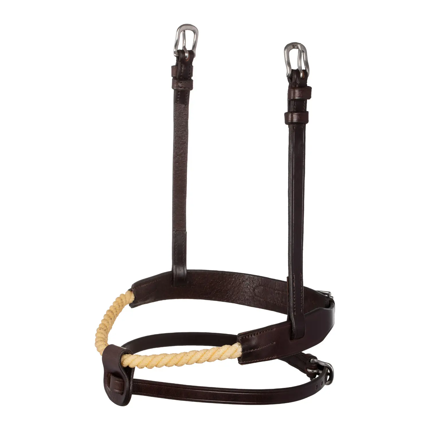 Muserolle combinée pour cheval en corde Acavallo