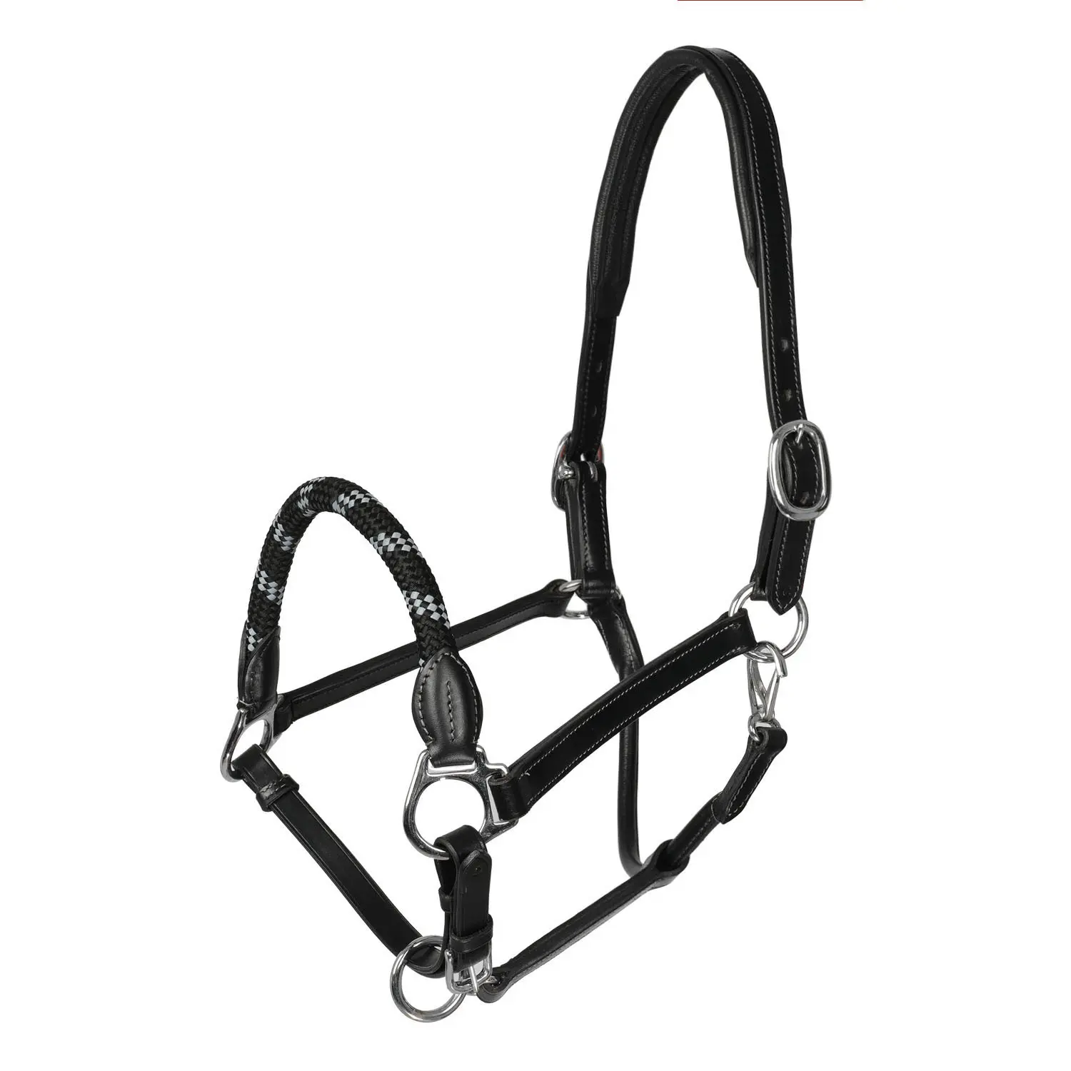 Meilleurs prix pour Licol pour cheval en cuir Acavallo Ergonomic Pollguard Muserolle