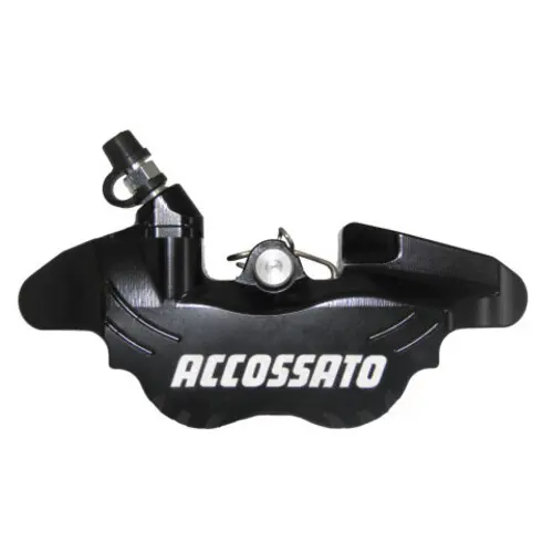 linker Bremssattel mit fransigen Belägen Accossato Mini GP, Pitbike, Scooter