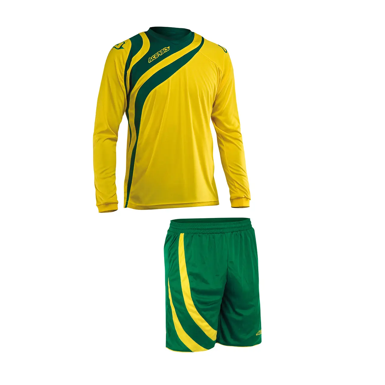 Kindertrikot ML Shorts Alkman - Jaune - male - Size: 11/12 ans
