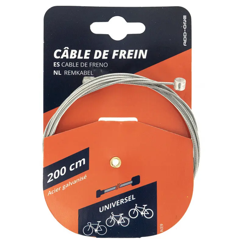 Velo Store - UK Add-One Galvanized universal brake cable with fittings Add One | Extra 10% off with Subscription, Postage £16.79 to UK Fedex.