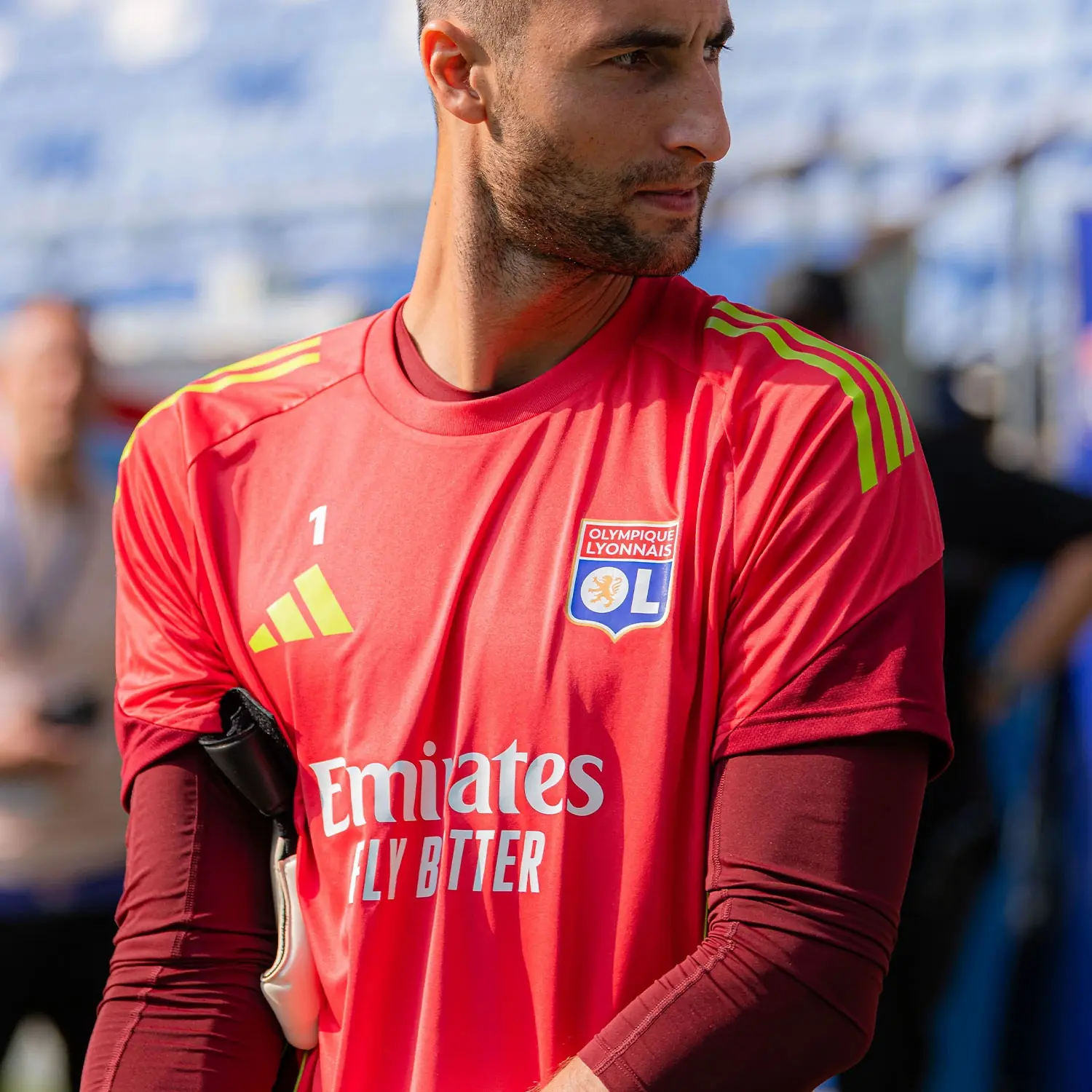 Lyon Maillot d'Entraînement - Blanc/Bleu/Rouge Femme