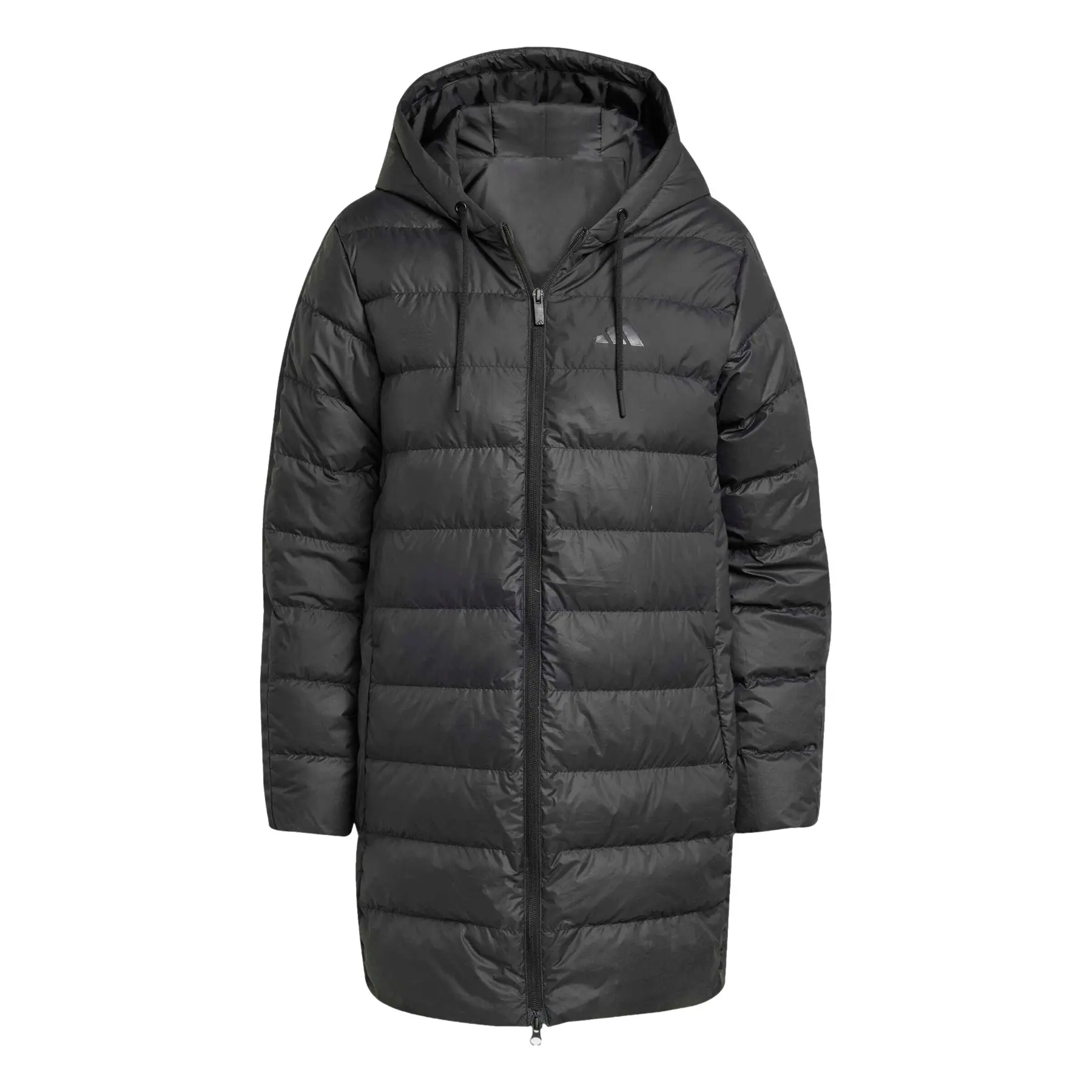 Adidas Women's Noir Hooded Parka Essentials Climawarm 3 Stripes