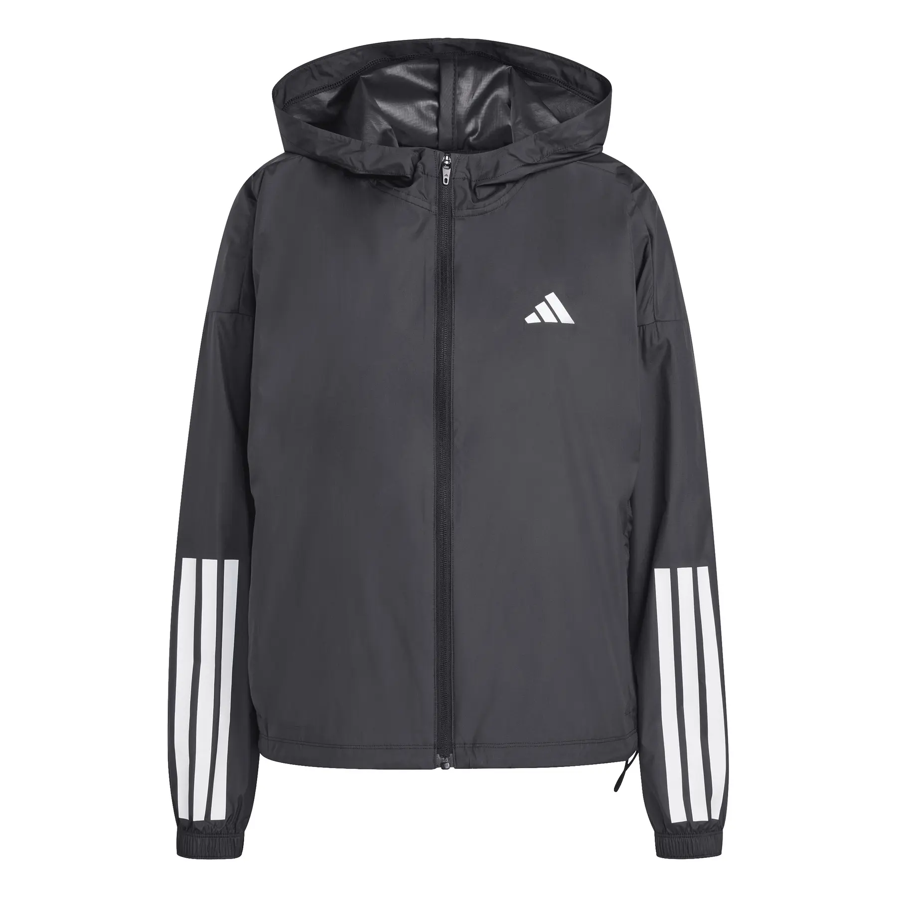 Adidas Women's Noir Windbreaker Hyperglam 3-Stripes