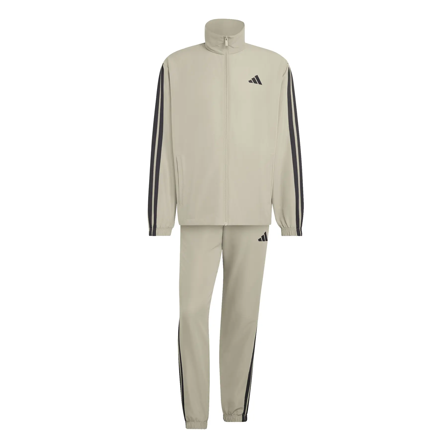 Adidas Homme Survêtement 3-Stripes, Marron, Taille L