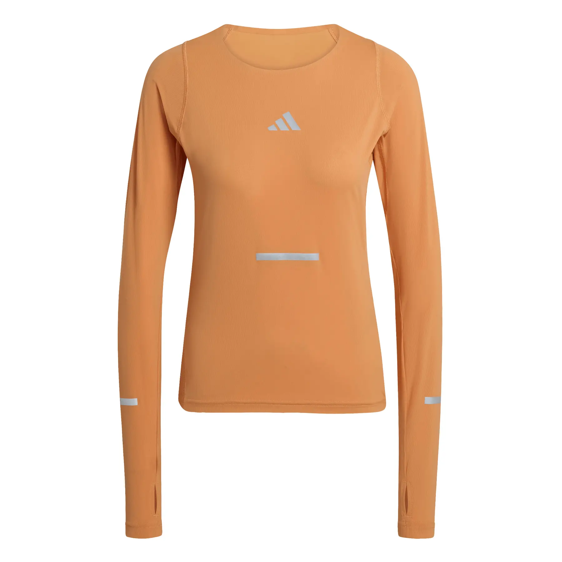 Adidas Women's Orange Long Sleeve Jersey 365 Climacool+